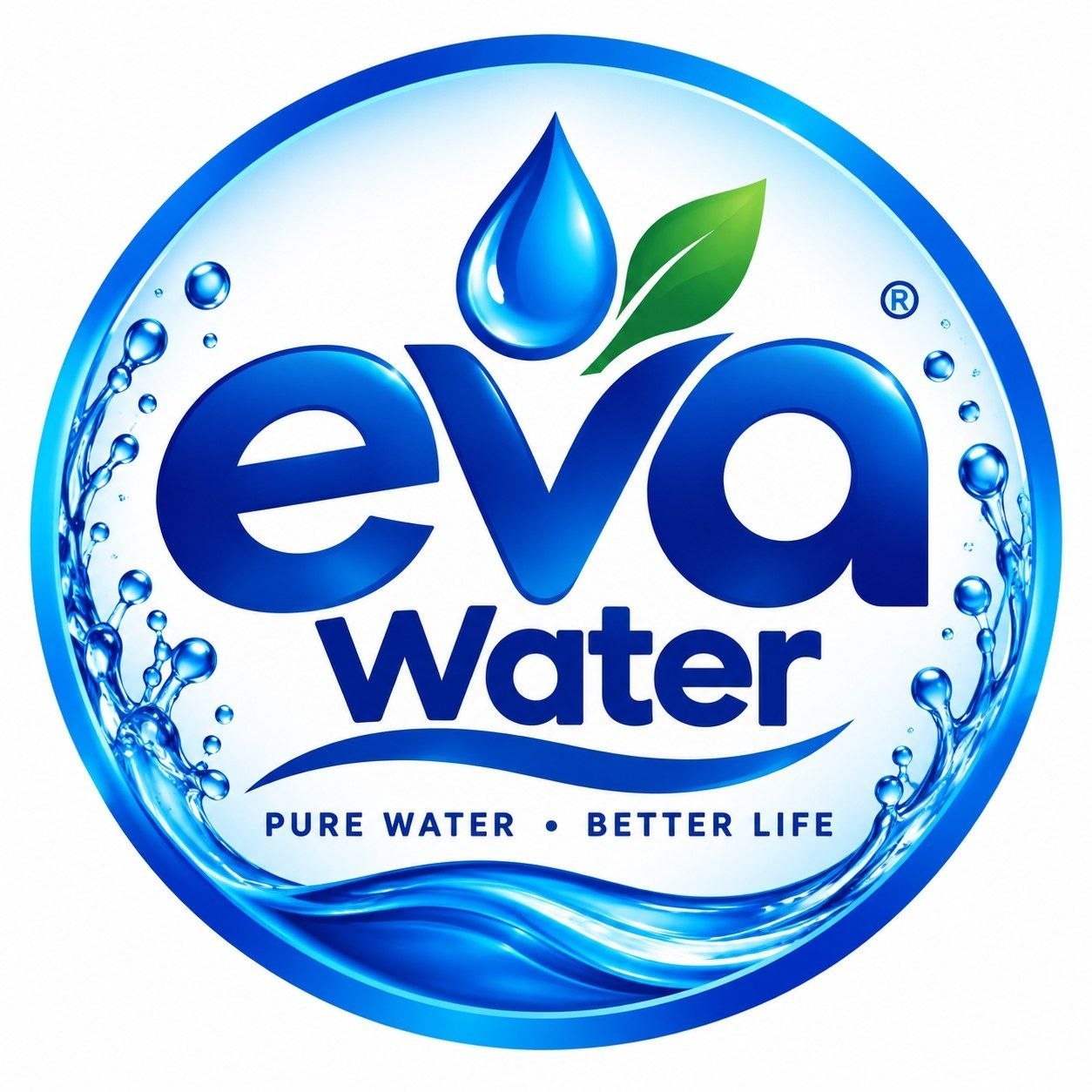 EVA WATER logo